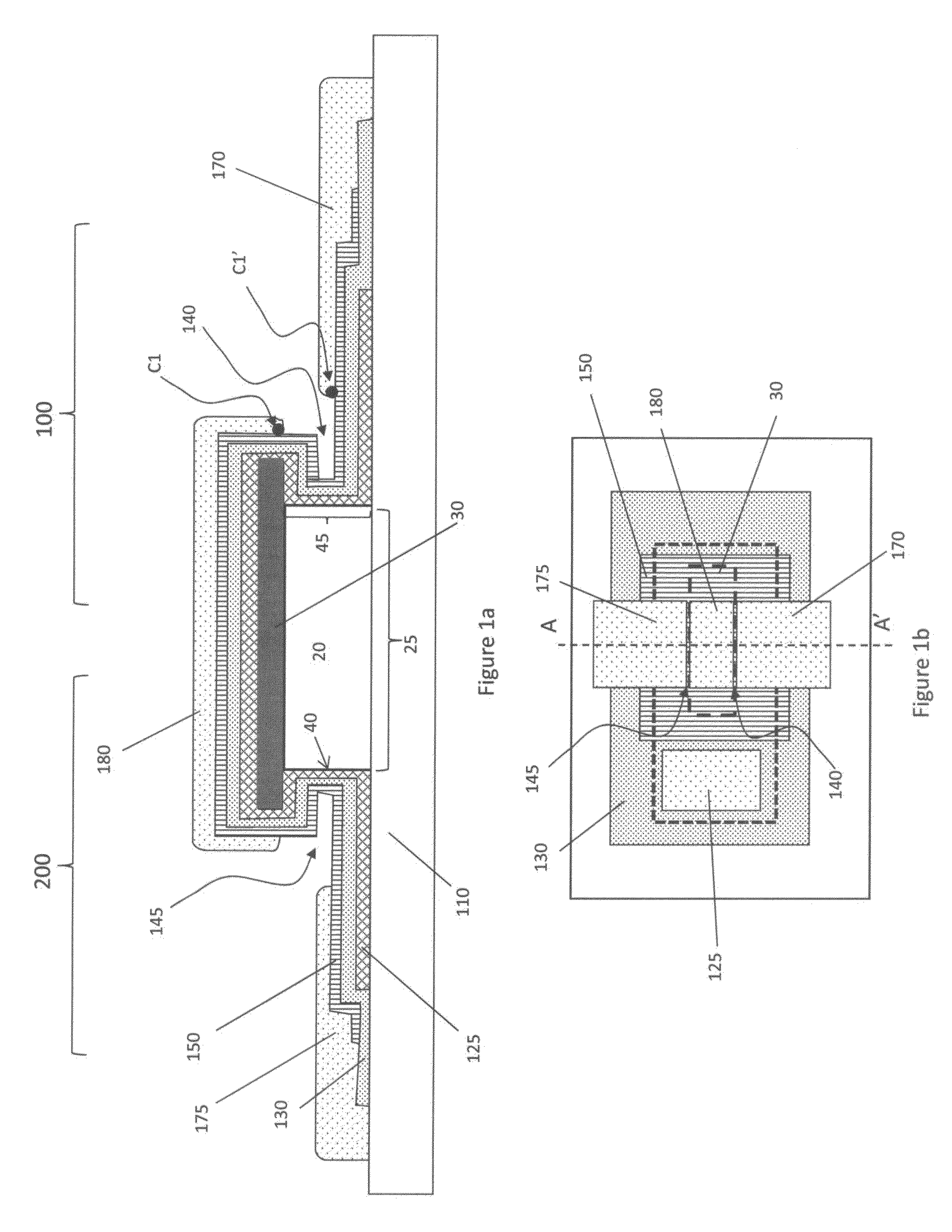 VTFT with extended electrode