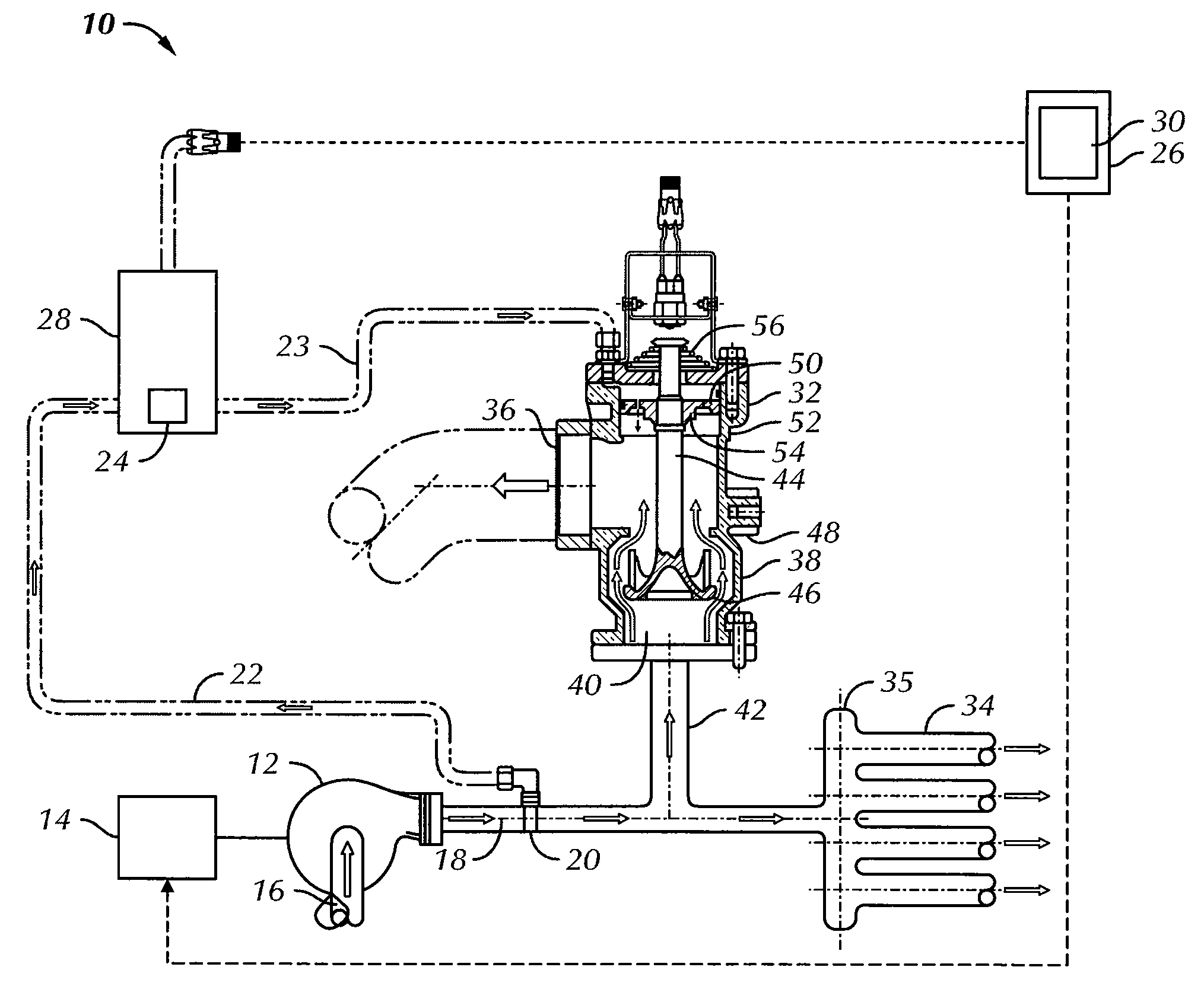 Method for Controlling the Discharge Pressure of an Engine-Driven Pump