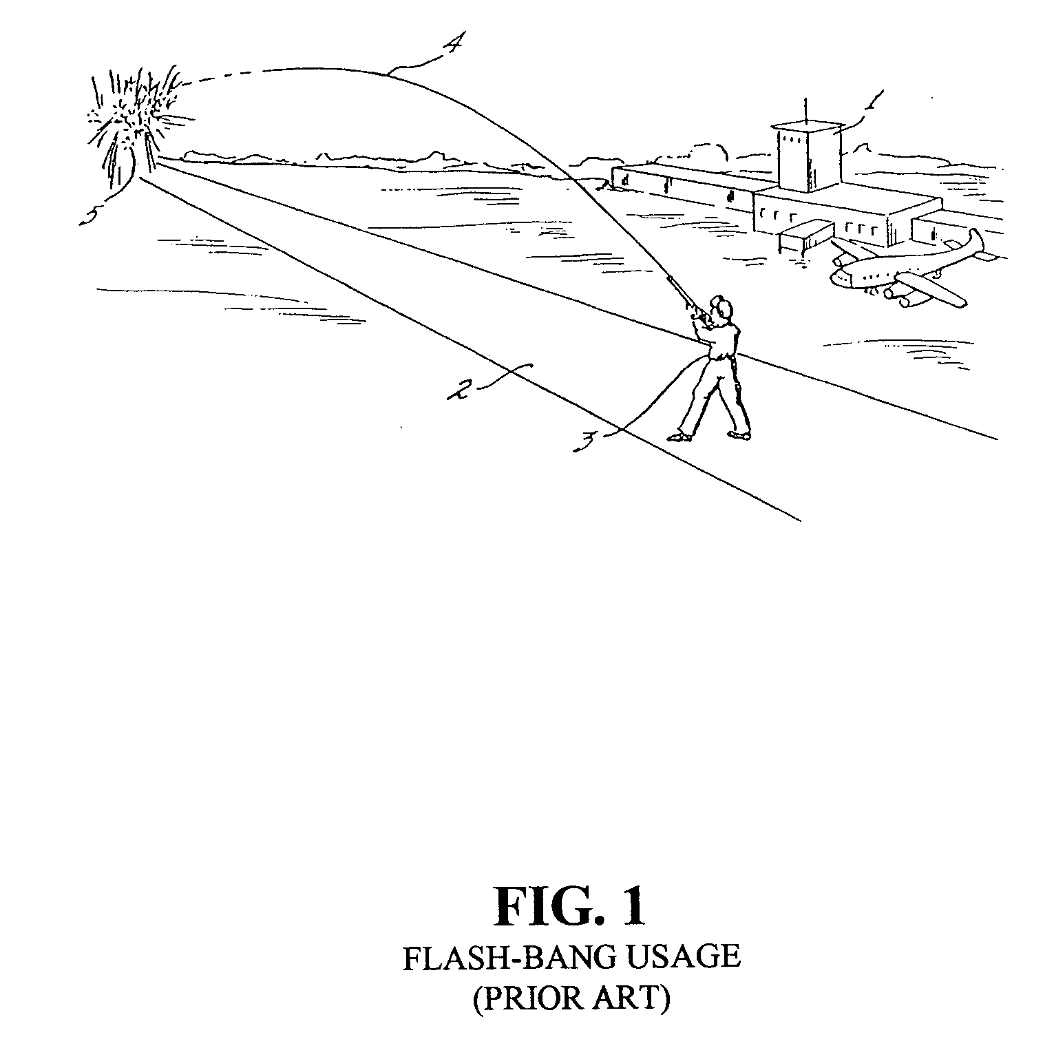 Super long range crash-bang round