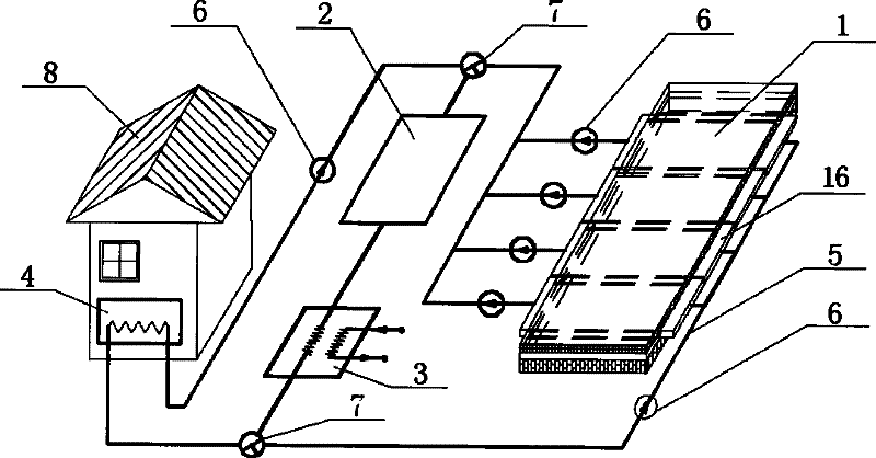 Porous thermal conductive asphalt concrete pavement heat exchange system and use thereof