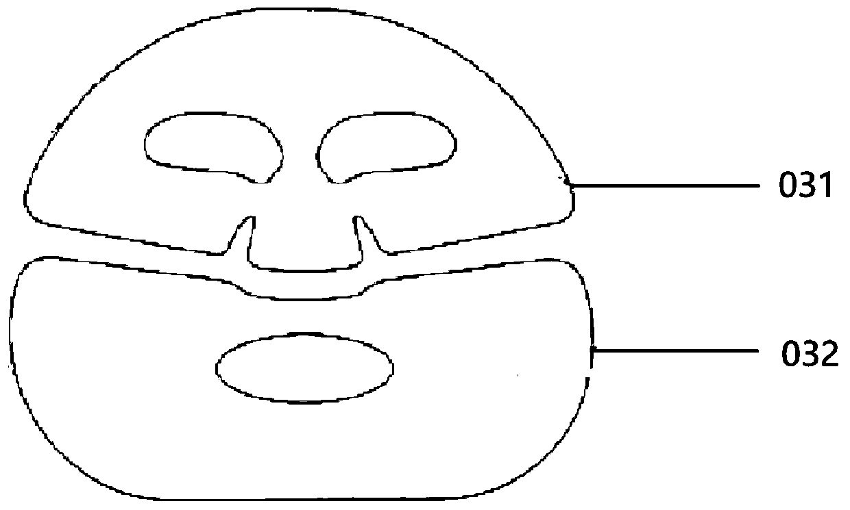 Novel facial mask piece and preparation and using methods thereof