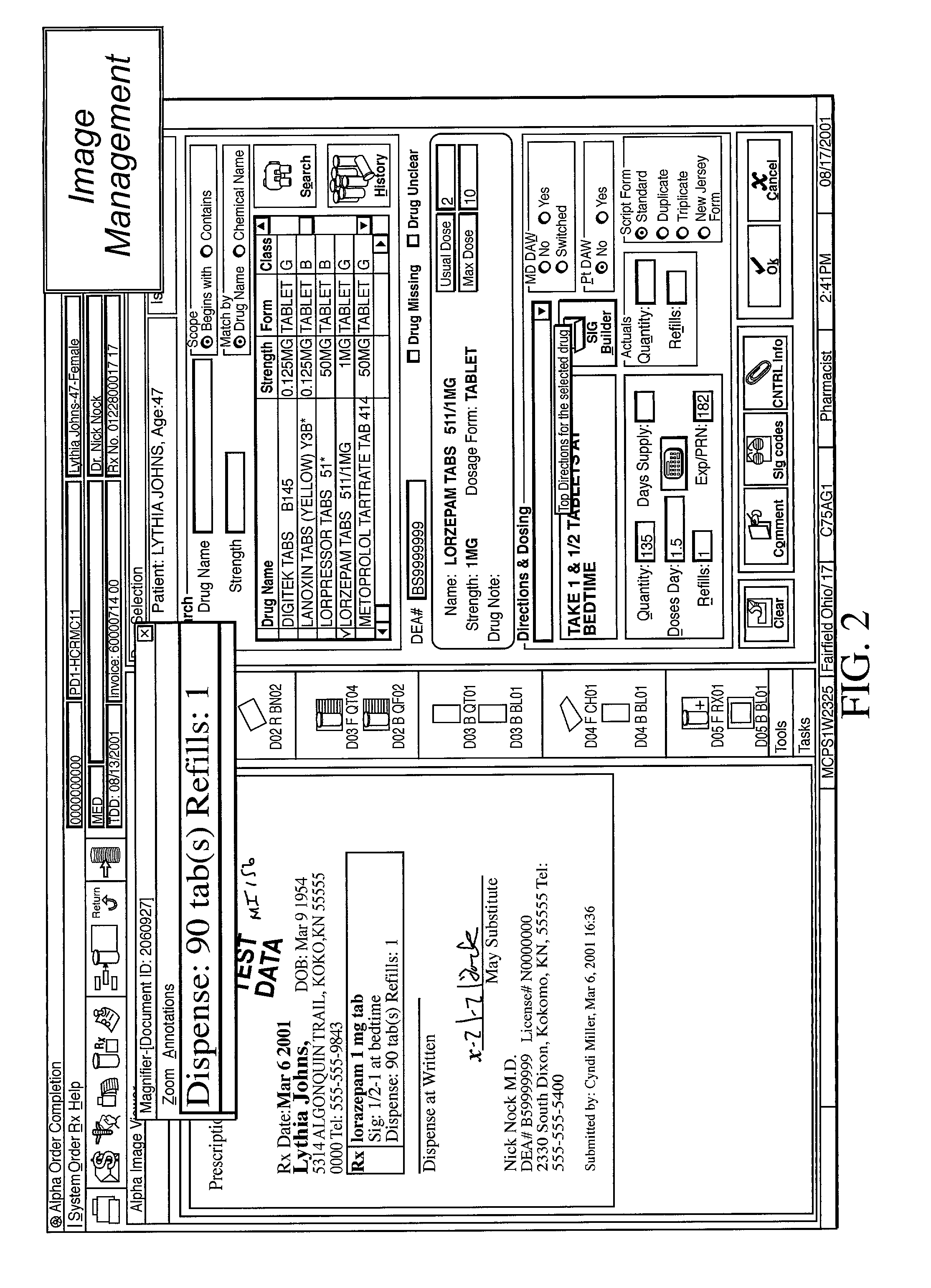 Prescription management system