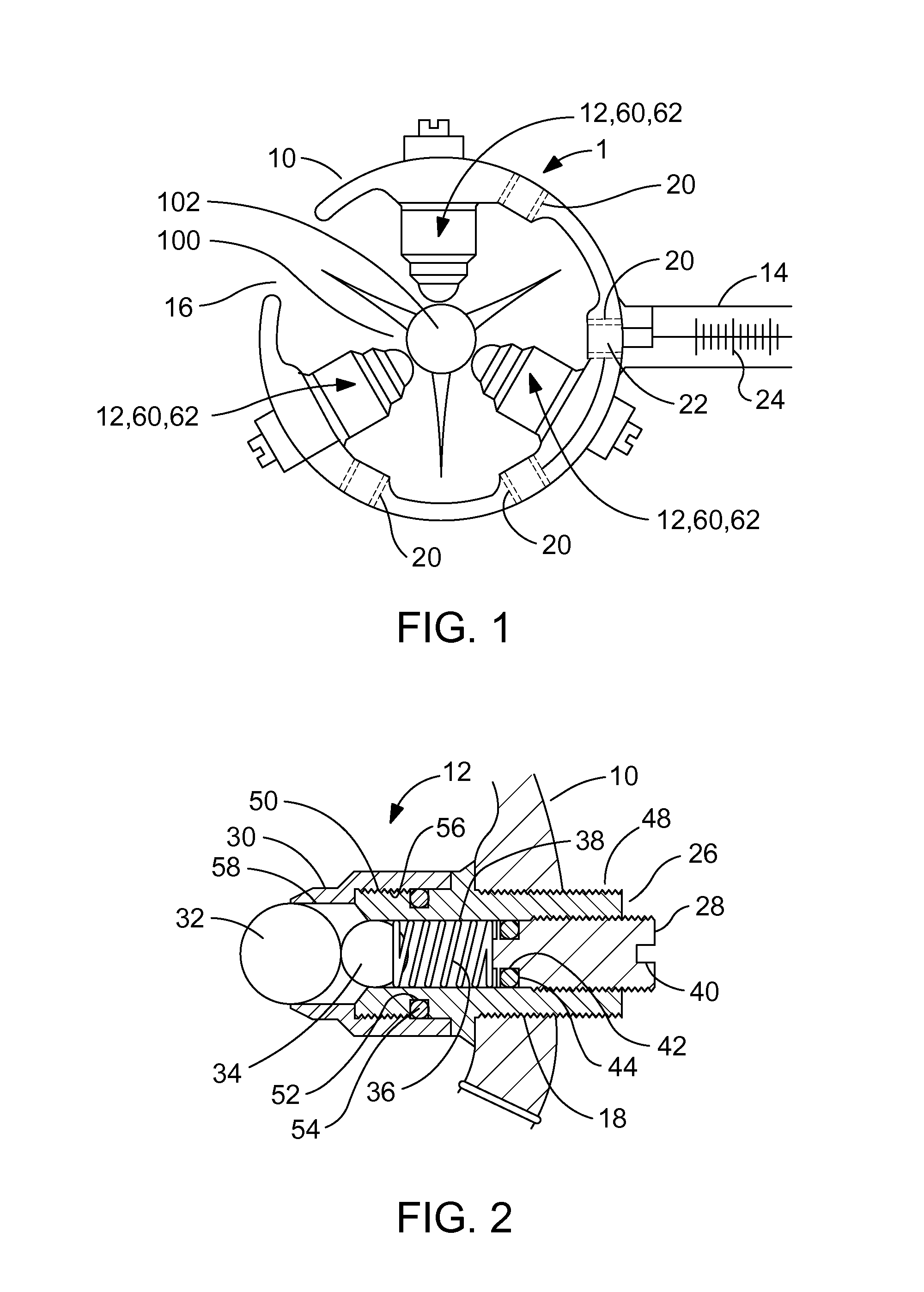 Tangent point arrow rest