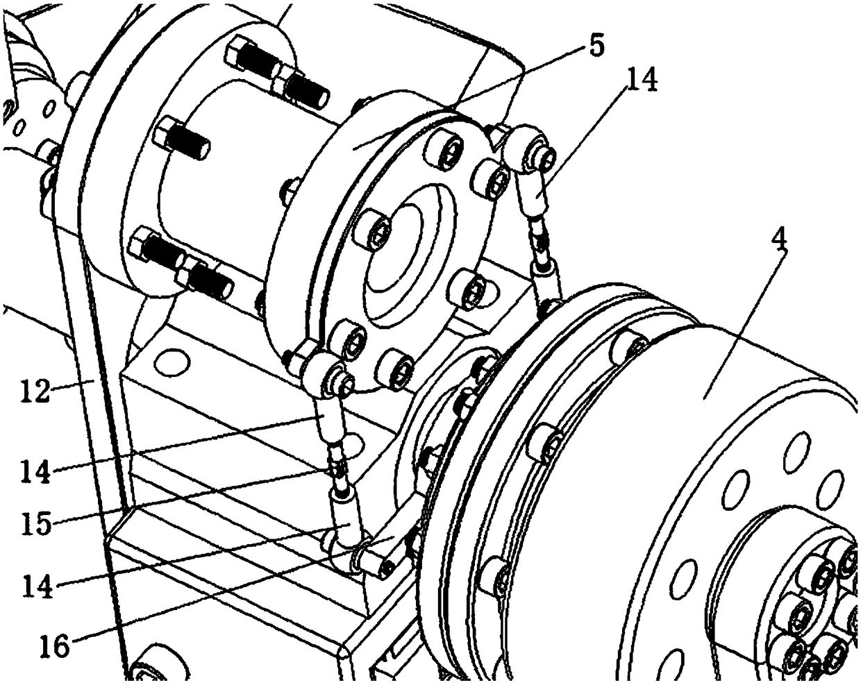 Blade performance test bench for rotorcraft