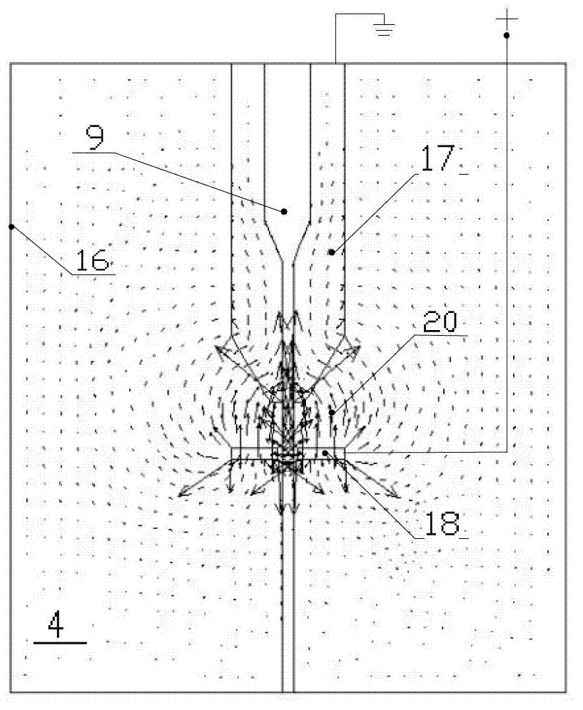 Electric field electrorheological jet polishing device