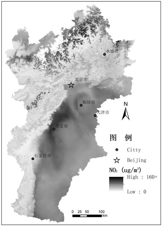 Air pollution prediction method based on deep fusion of multi-source space-time big data