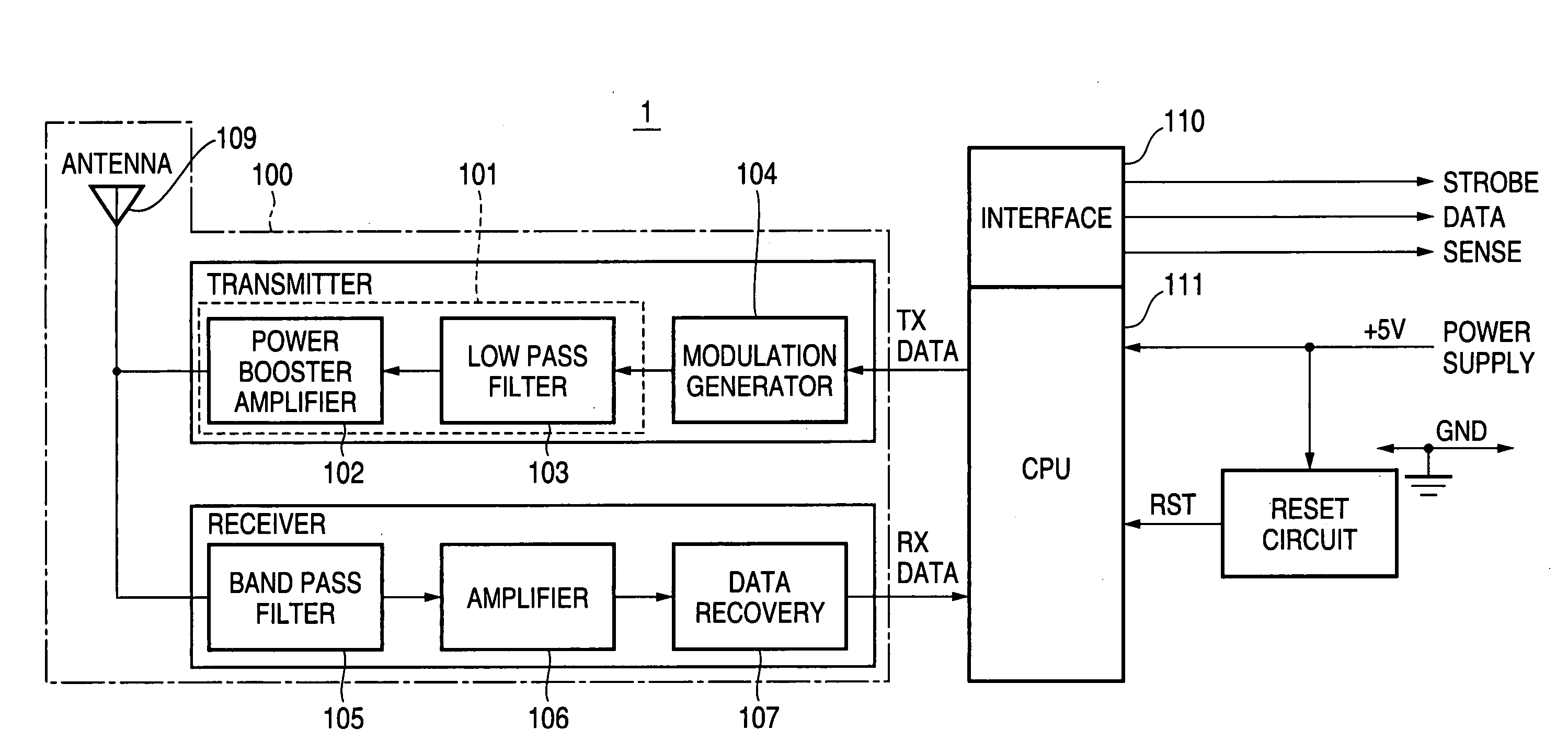 Information reading apparatus and information reading system