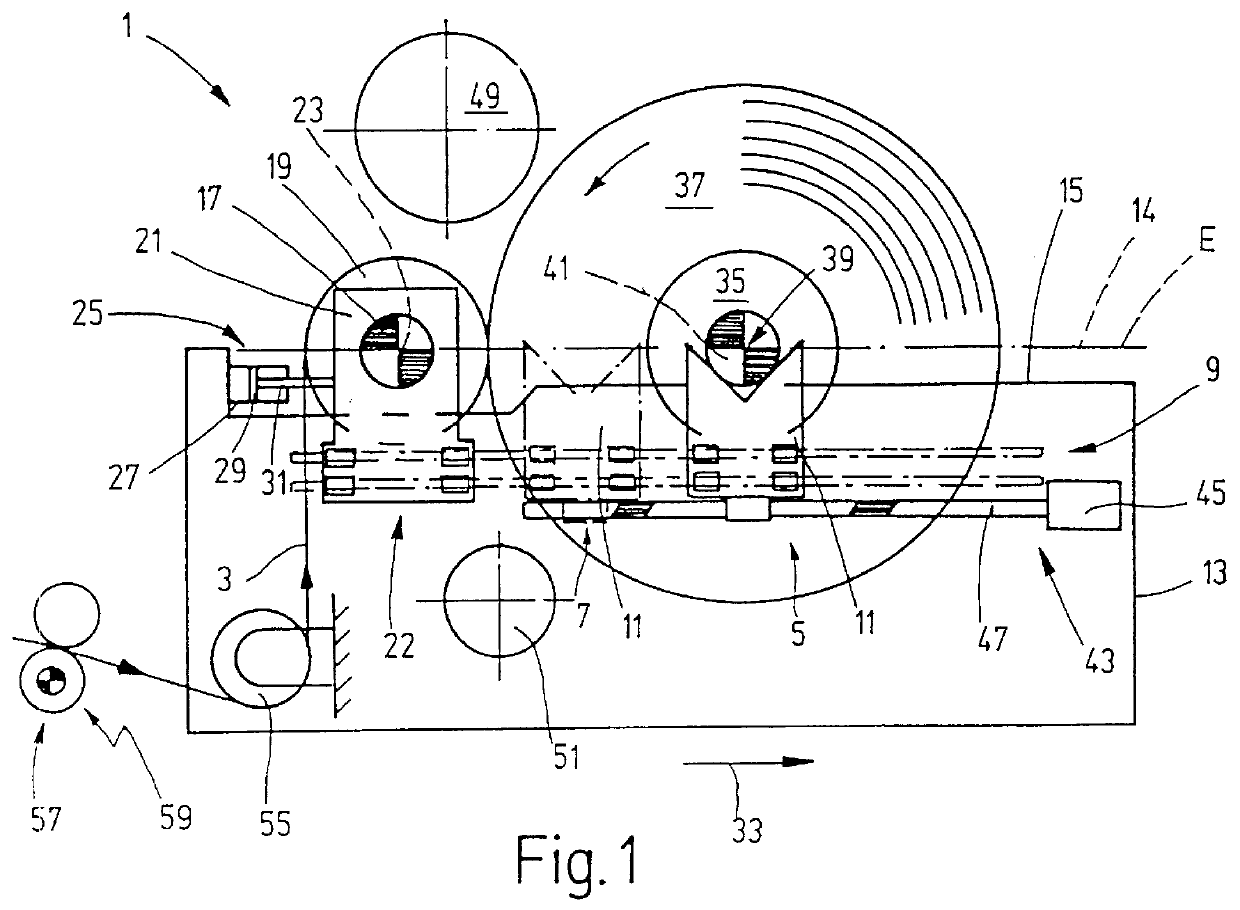 Process and winding machine for continuous winding of a material web