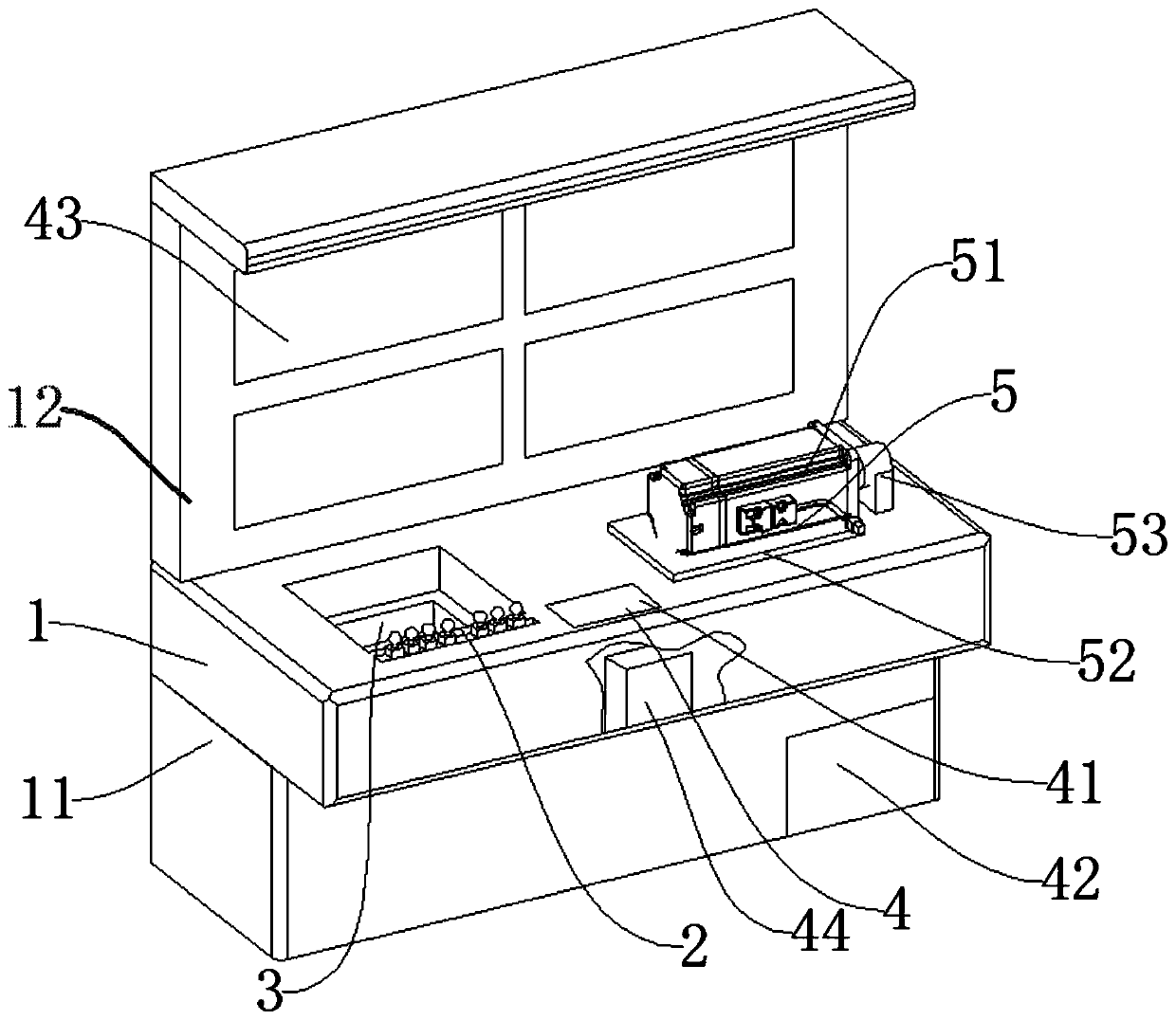 Test board for frequency converter production and using method of test board