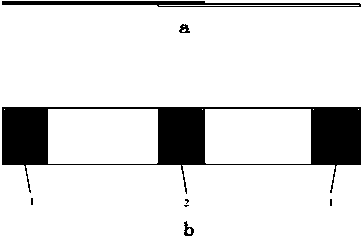 Prepreg splicing strength detection method for automatic placement