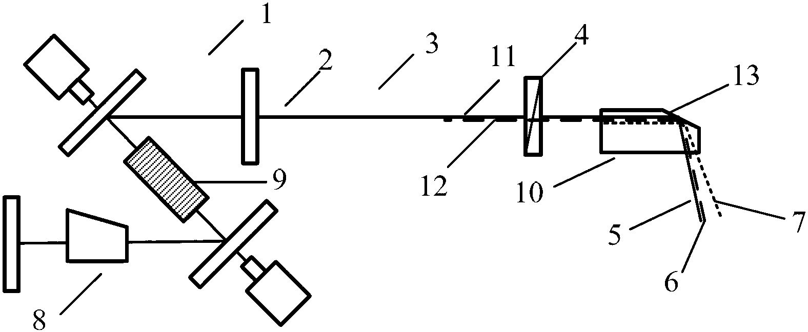 Laser splitting method for preventing crystals from being damaged