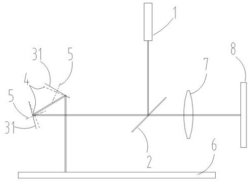 Long-range surface shape detector and detection method