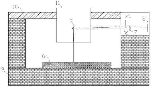 Long-range surface shape detector and detection method