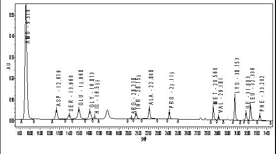 Natural composite amino acid raw material preparation method and natural composite amino acid raw material