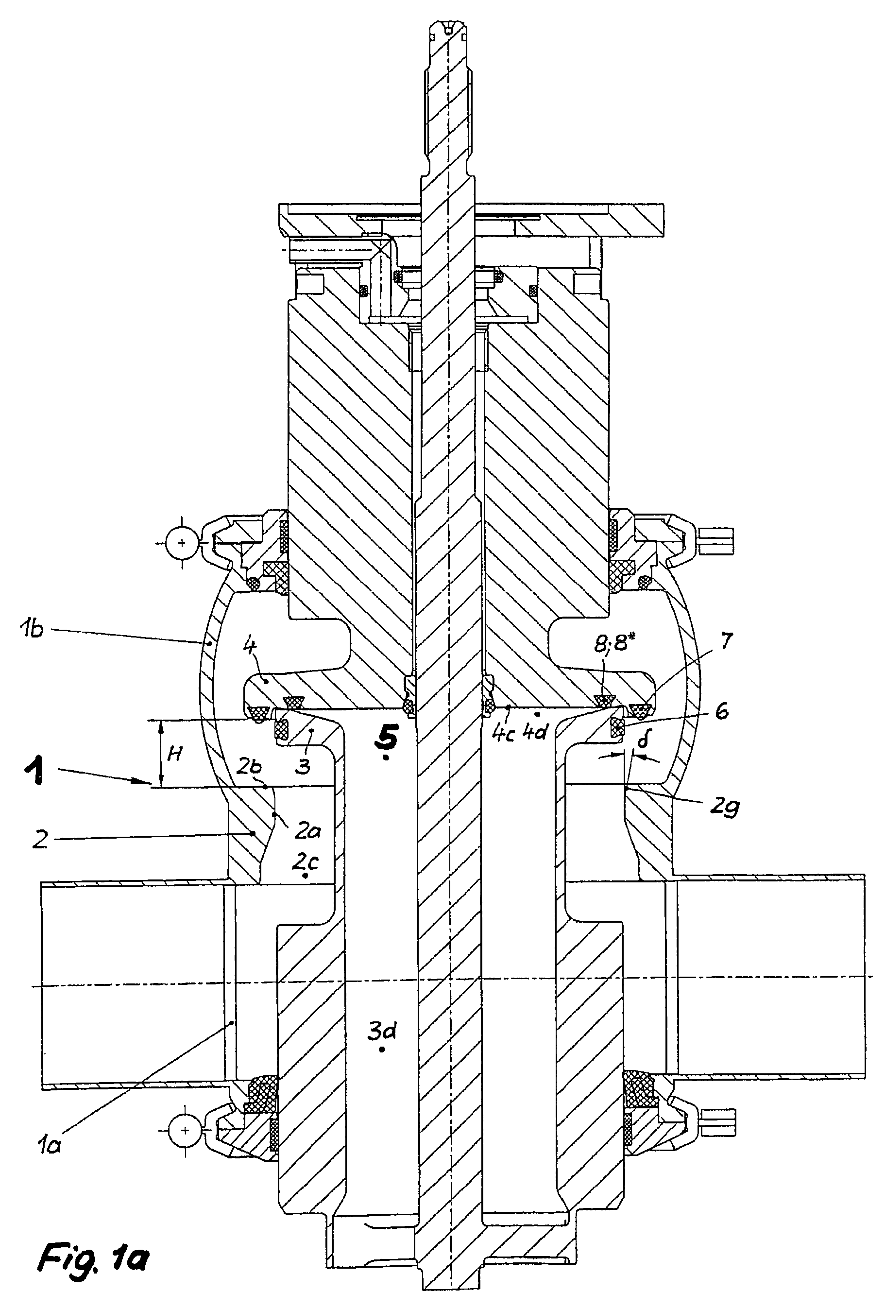 Double seat valve with seat cleaning