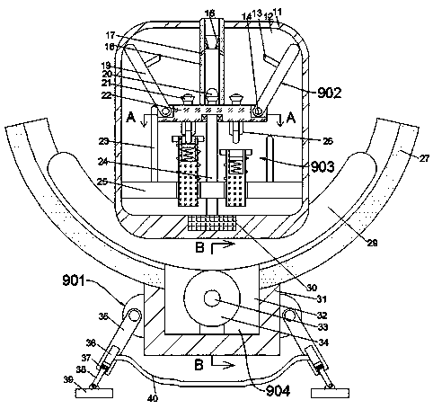 Auxiliary sighting device for improving attacking precision of ground to ground missile