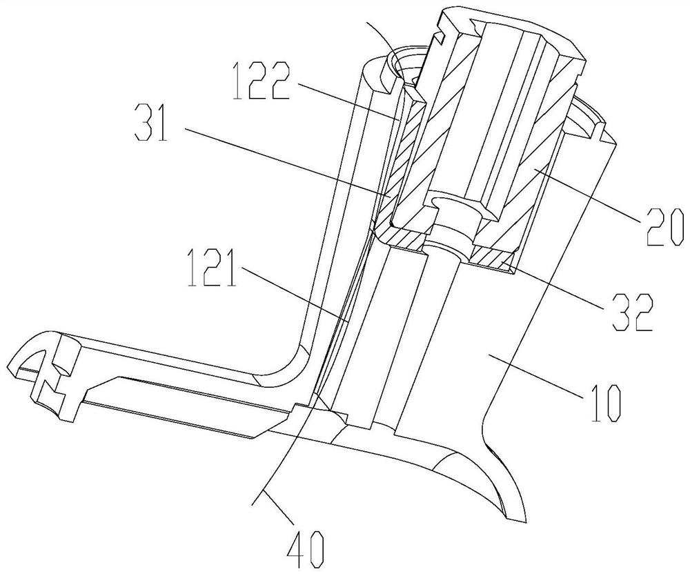 Handle assembly and lock with same