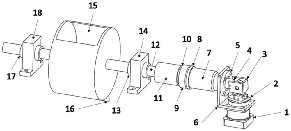 A physical performance test device for forced roll stabilizer fins