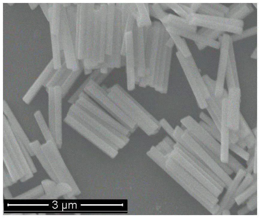 Carboxyl functionalized micro-scale rod-like upconversion fluorescence material and preparation method thereof