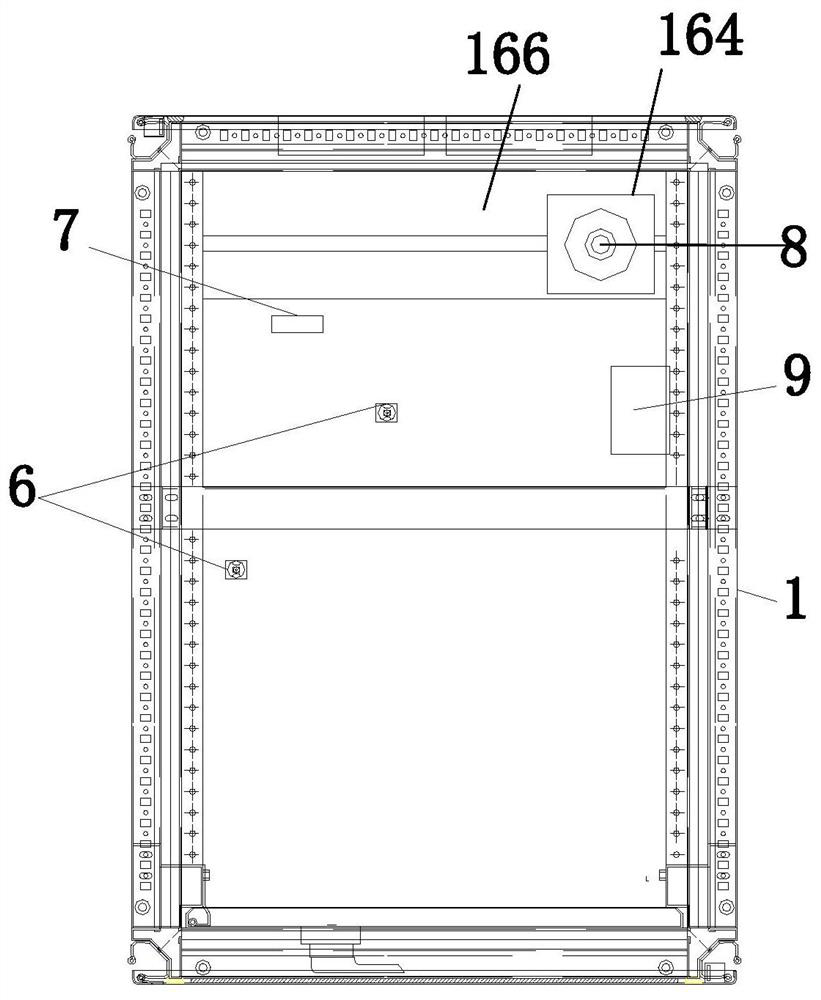 Switch cabinet with intelligent fire-fighting early warning function