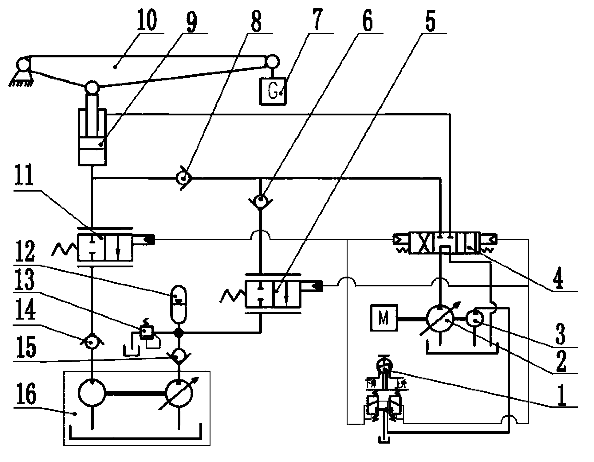 Energy recovery and reusing device