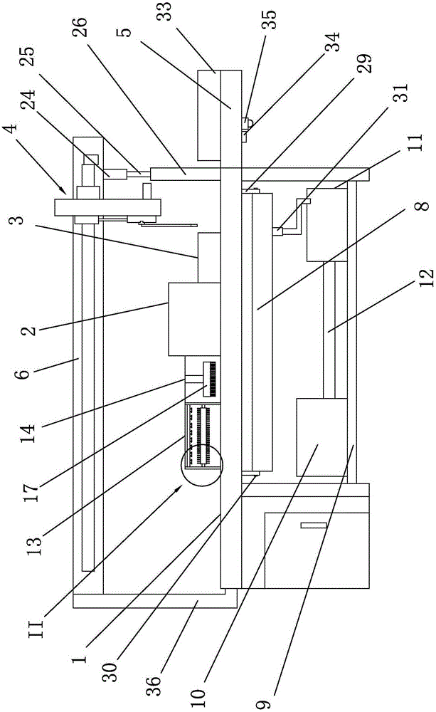 Glass cleaning machine for glass manufacture