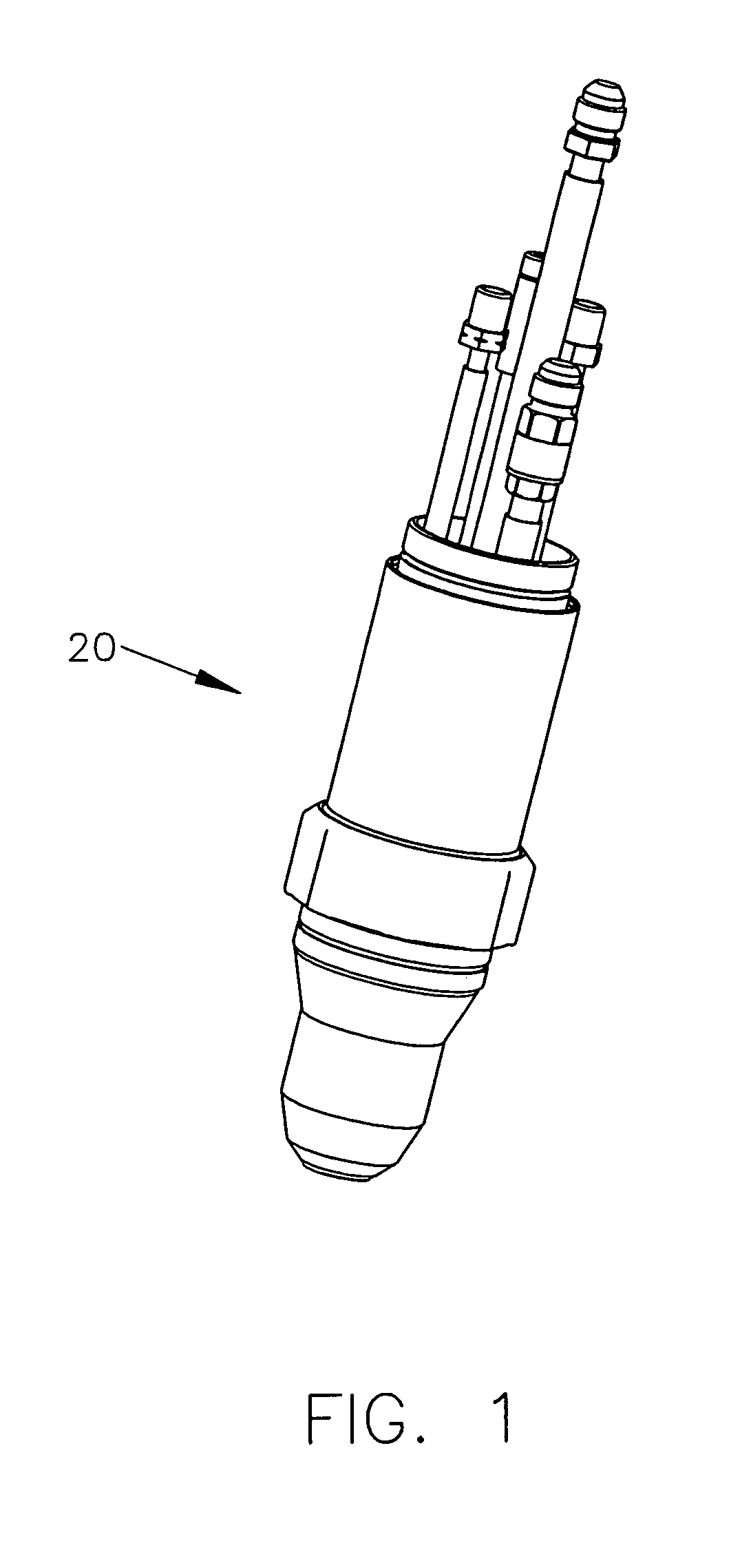 Plasma gas distributor with integral metering and flow passageways