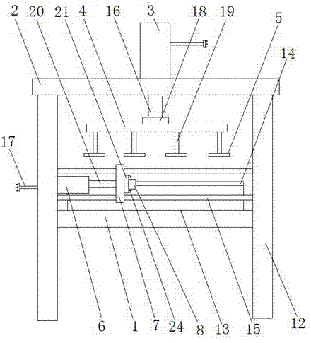 Plate workpiece folding device