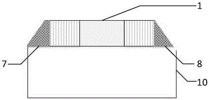 Ga2O3 material-based cap layer composite double-gate P-type metal-oxide-semiconductor field-effect transistor (PMOSFET) and preparation method thereof