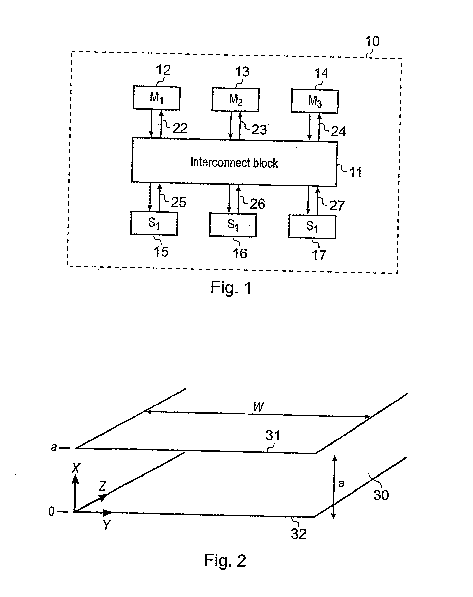 Bus interconnect device and a data processing apparatus including such a bus interconnect device