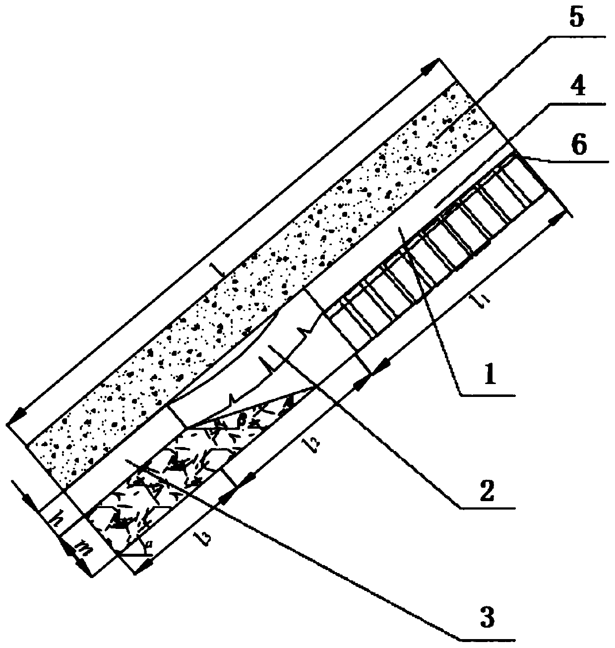 Method and device for determining supporting strength of large-dip-angle fully-mechanized coal mining face