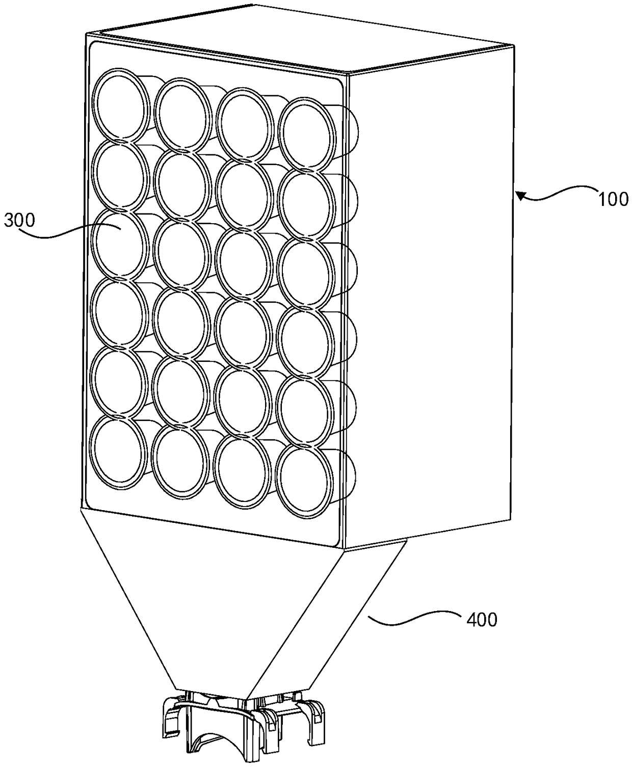 Capsule falling device and method