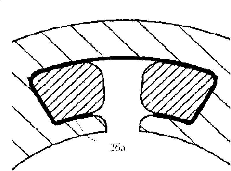 Electric machine stator component and electric machine