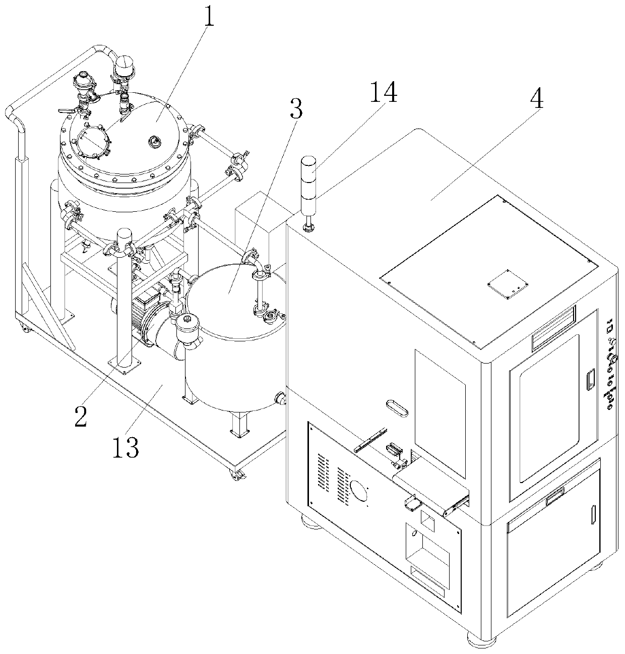 Automatic chocolate filling machine