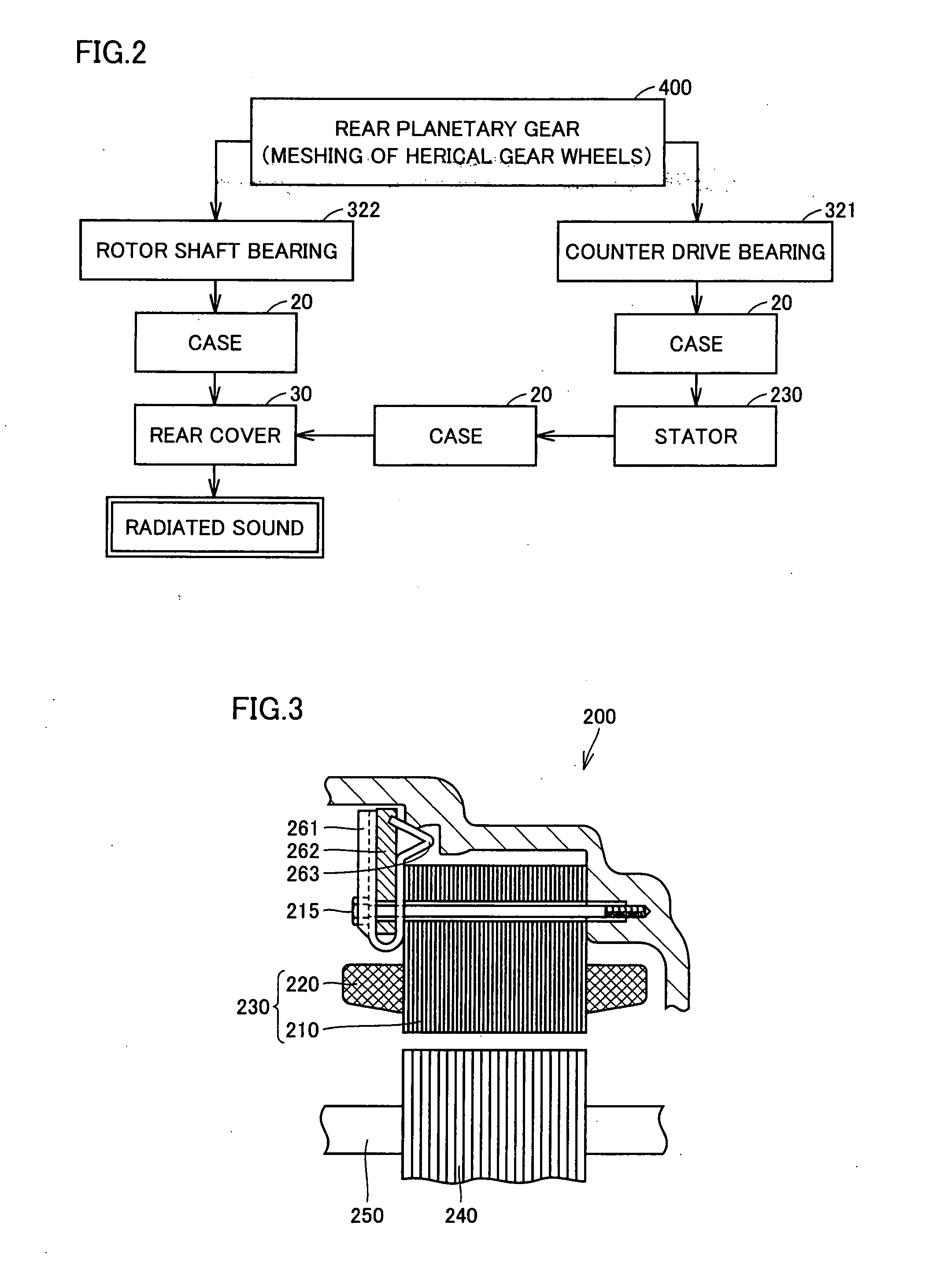 Driving Device With Rotating Electric Machine