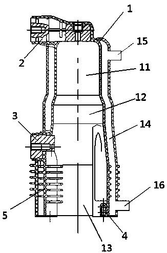 A fixing sealing pole for electric power