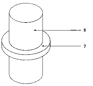 A five-degree-of-freedom hybrid magnetic bearing for a vehicle flywheel battery