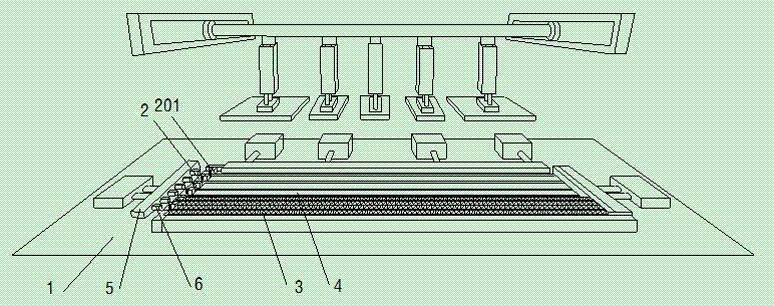 Curing and shaping equipment for PTC heating device