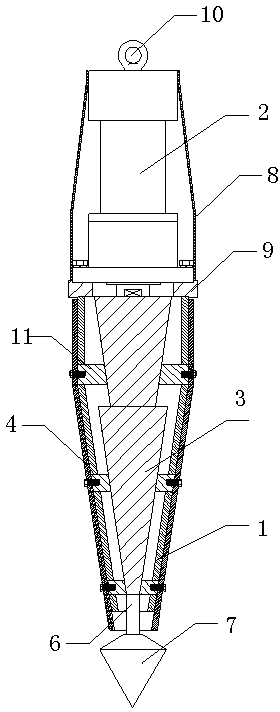 No-dumping vibrationless pore-forming compaction processing method for mollisol foundations