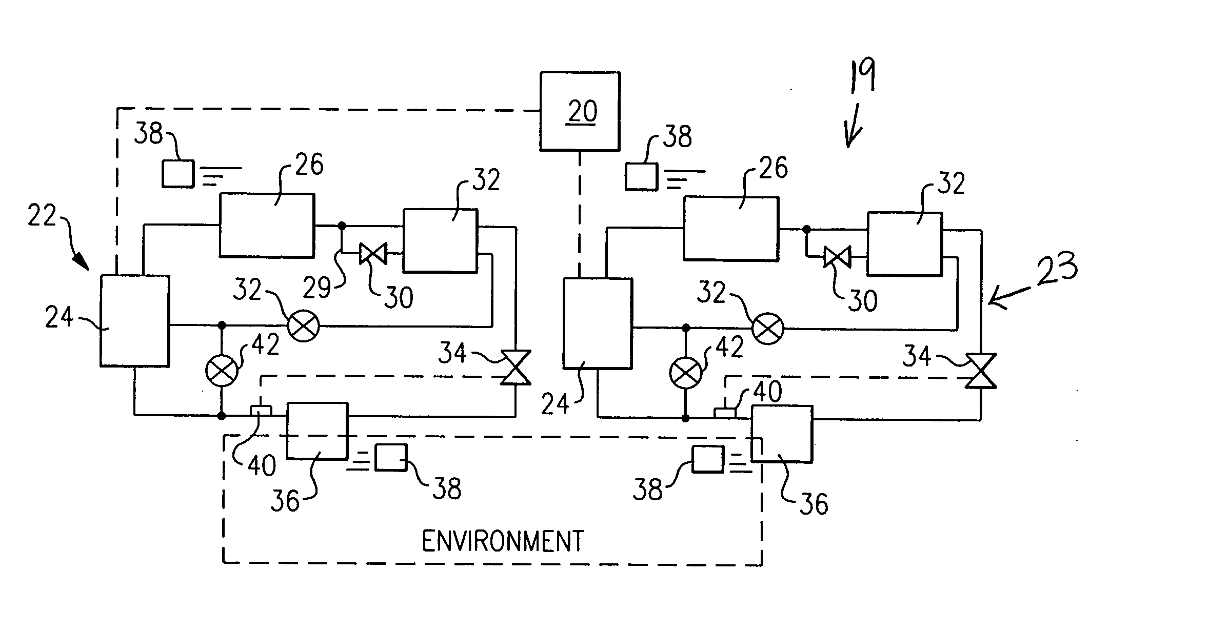 Oil return control in refrigerant system