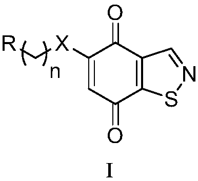 Dioxobenzothiazole compound as well as preparation method and use thereof