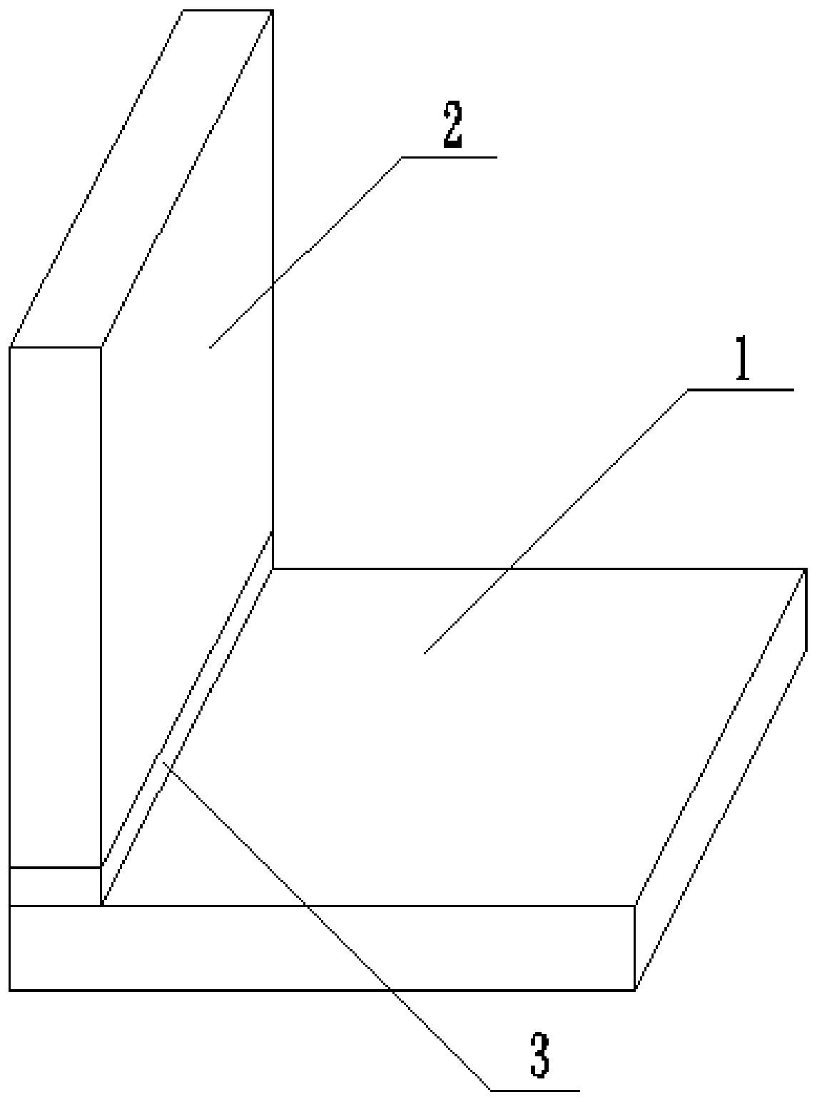 Structure capable of preventing concrete long wall early cracking, construction method and application