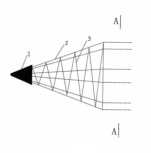 Prestressing force square pile precast pile tip and its processing method