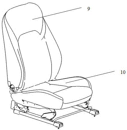 Automobile seat with good thermal conductivity