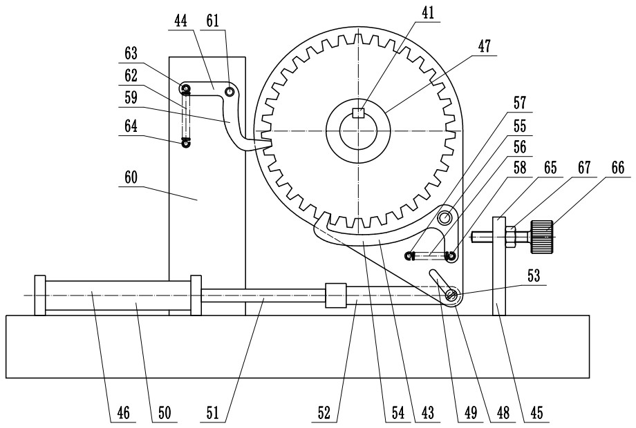 A glass fiber cloth wrapping machine