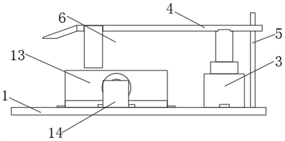 Chain link positioning and machining clamp device