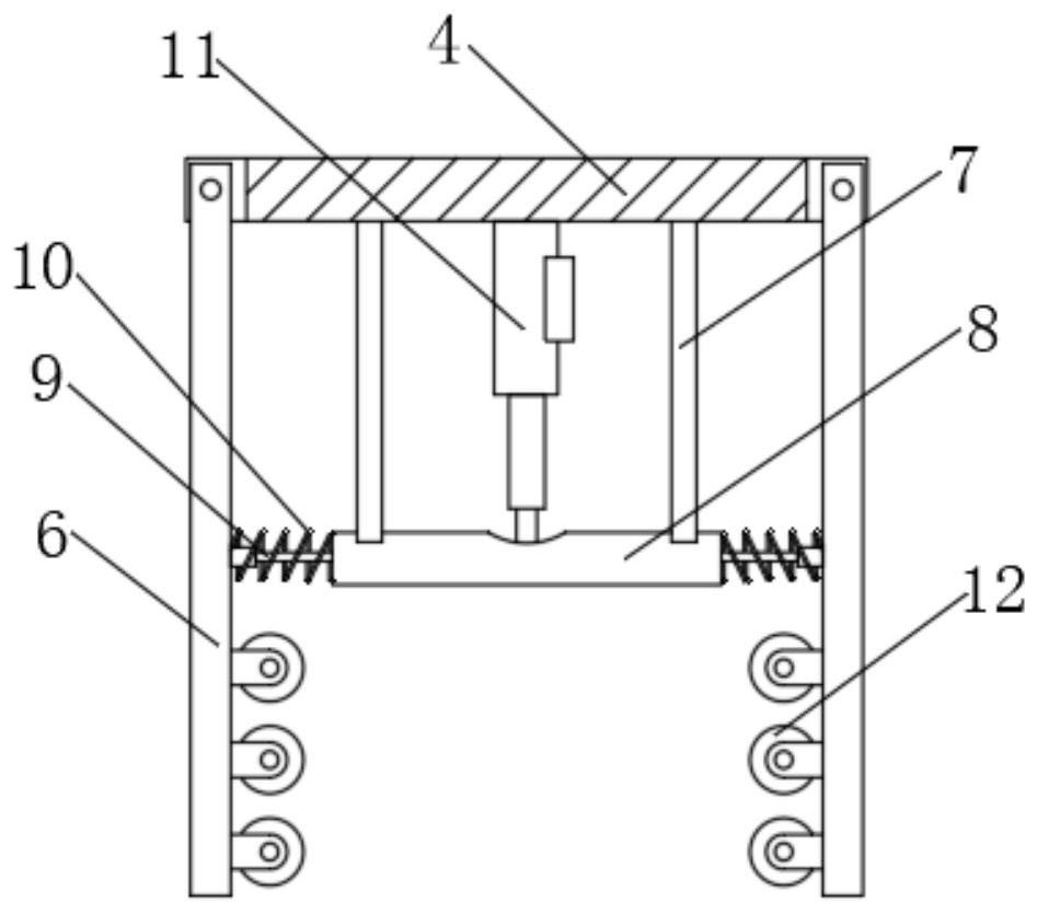 Chain link positioning and machining clamp device