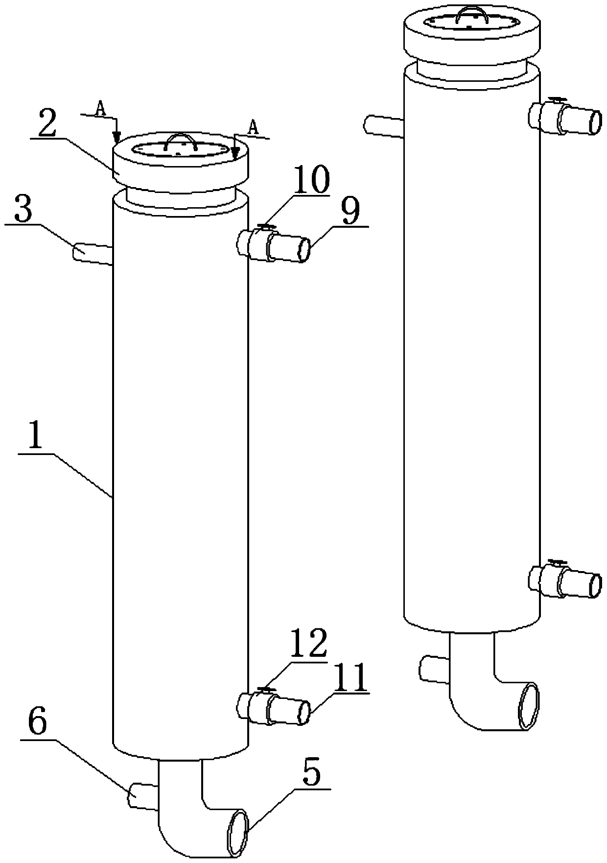 Integrated sand remover