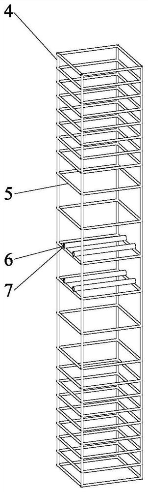 Self-resetting rotating joint connecting structure and assembling method for prefabricated concrete frame beam column