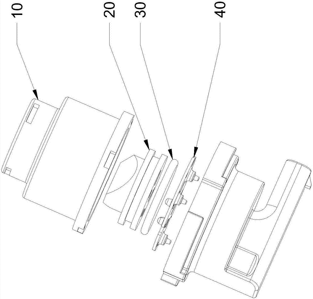 Turbulence prevention and scale reduction structure and optical liquid concentration test device